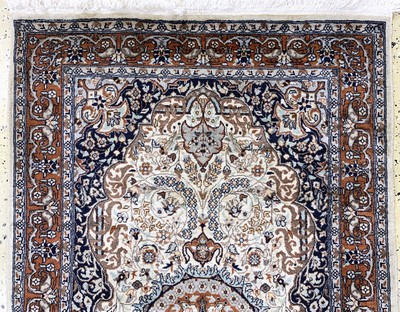 27027264e - 2 lot Lahor, Pakistan, Mitte 20.Jhd, Wolle auf Baumwolle, ca. 158 x 98 cm, EHZ: 2 ...