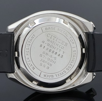 27027269e - CITIZEN ´Bullhead´ Flyback Armbandchronograph Referenz 4-901177 Y, Japan um 1970, ...