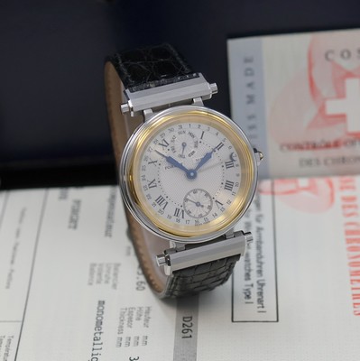 27027297b - FORGET Classic D Chronometer ungetragene Herrenarmbanduhr mit Tag und Datum, Automatik, ...