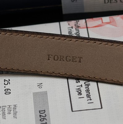 27027297c - FORGET Classic D Chronometer ungetragene Herrenarmbanduhr mit Tag und Datum, Automatik, ...