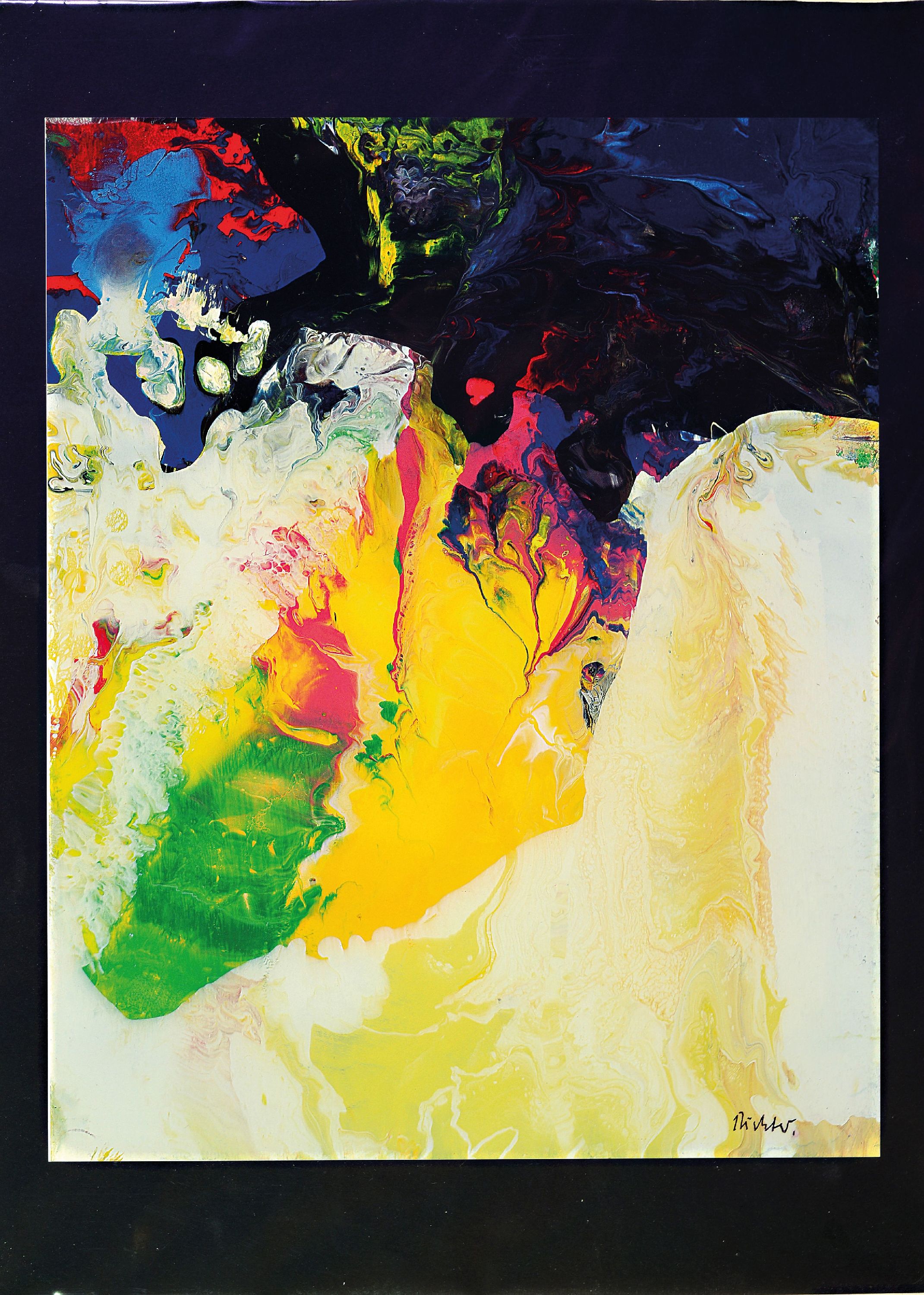 Detail k: Gerhard Richter, geb. 1932, Titel: aus der Serie "Sinbad 2008", limitiert nur 800 Stück,handsignierter Hochpigment-Druck lackiert, ...