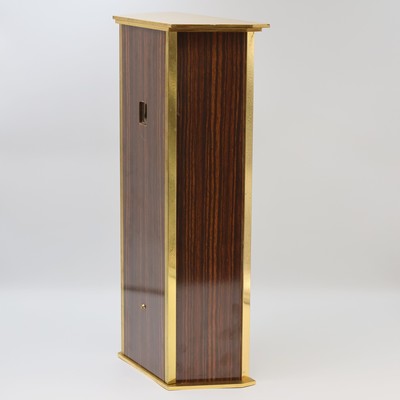 27027412b - LUXOR Precision vergoldete Wanduhr/Tischuhr, Schweiz um 1970, Elektromechanisch, ...