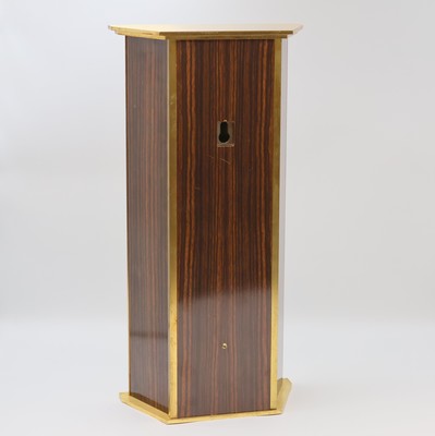 27027412c - LUXOR Precision vergoldete Wanduhr/Tischuhr, Schweiz um 1970, Elektromechanisch, ...