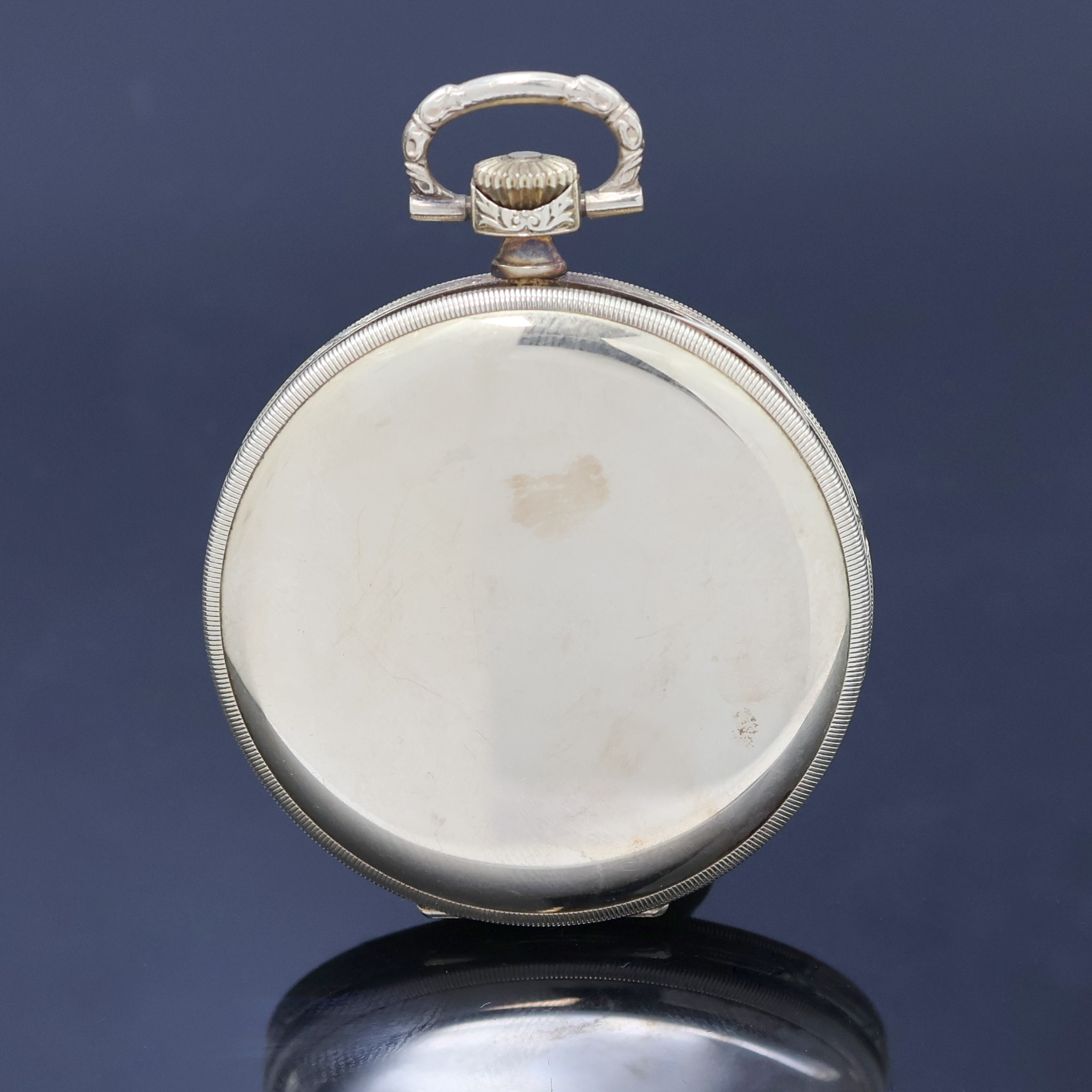 Detail a: CORTEBERT Chronometer Frackuhr in GG 585/000, Schweiz um 1932, Gehäuserand grav., Metallcuvette m. Monogramm, goldfarb. Zifferbl. m. Breguet-Zahlen, ...
