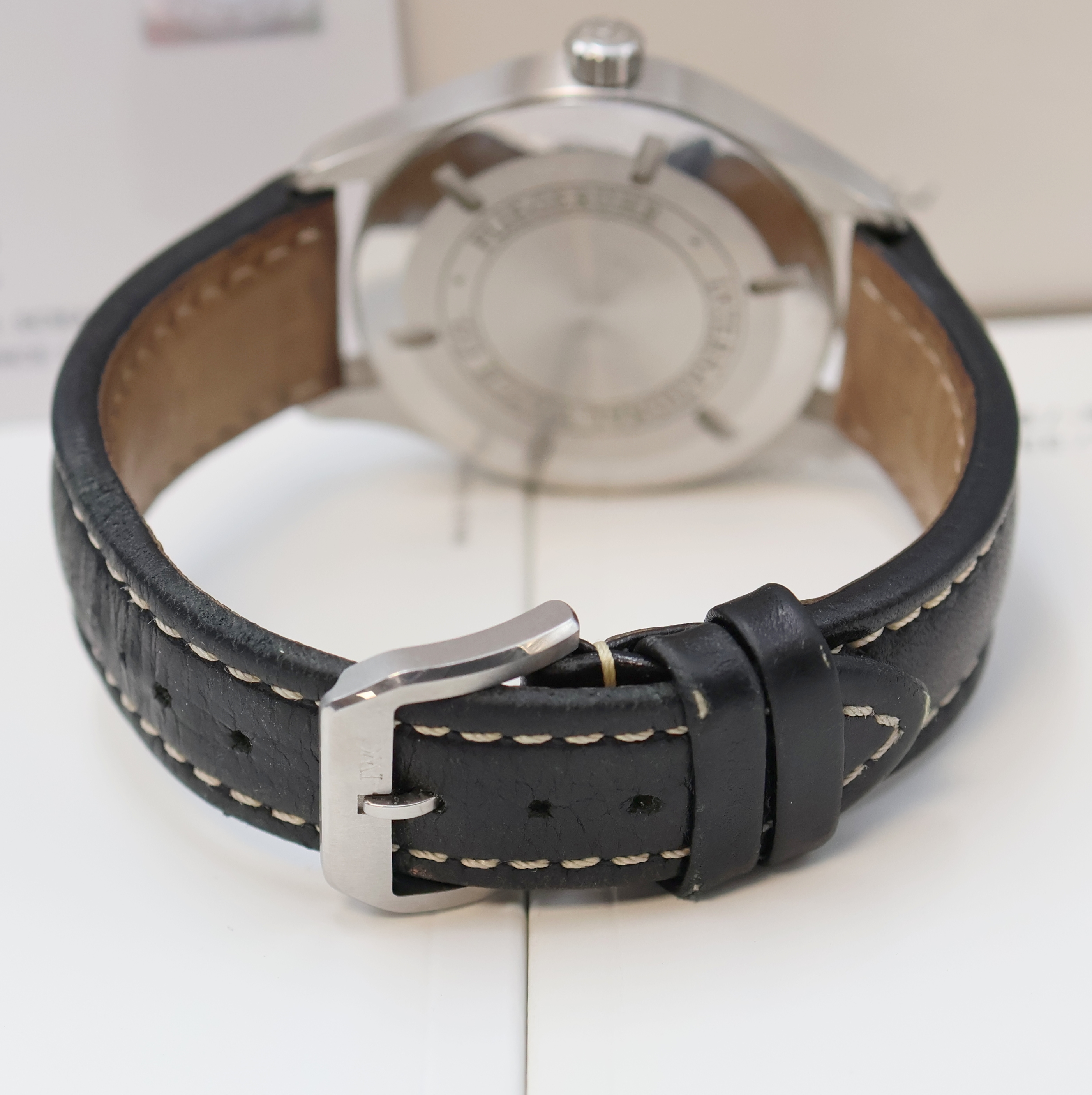 Detail c: IWC UTC Herrenarmbanduhr in Stahl Referenz 3251, Schweiz lt. orig. Garantiekarte verk. 2008, Automatik, 2-tlg. Geh., Boden u. Krone verschr., ...