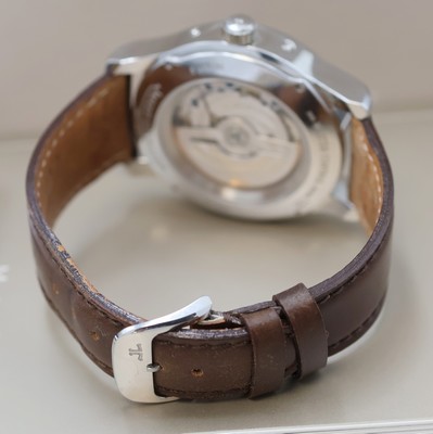 27029531c - Jaeger-LeCoultre Master Calender Armbanduhr mit Vollkalender in Stahl Referenz 147.8.41 ...