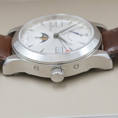 27029531d - Jaeger-LeCoultre Master Calender Armbanduhr mit Vollkalender in Stahl Referenz 147.8.41 ...
