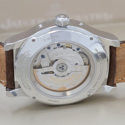 27029531e - Jaeger-LeCoultre Master Calender Armbanduhr mit Vollkalender in Stahl Referenz 147.8.41 ...