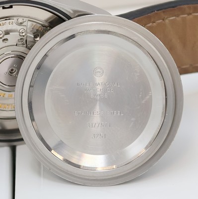 27029536h - IWC UTC Herrenarmbanduhr in Stahl Referenz 3251, Schweiz lt. orig. Garantiekarte verk. ...
