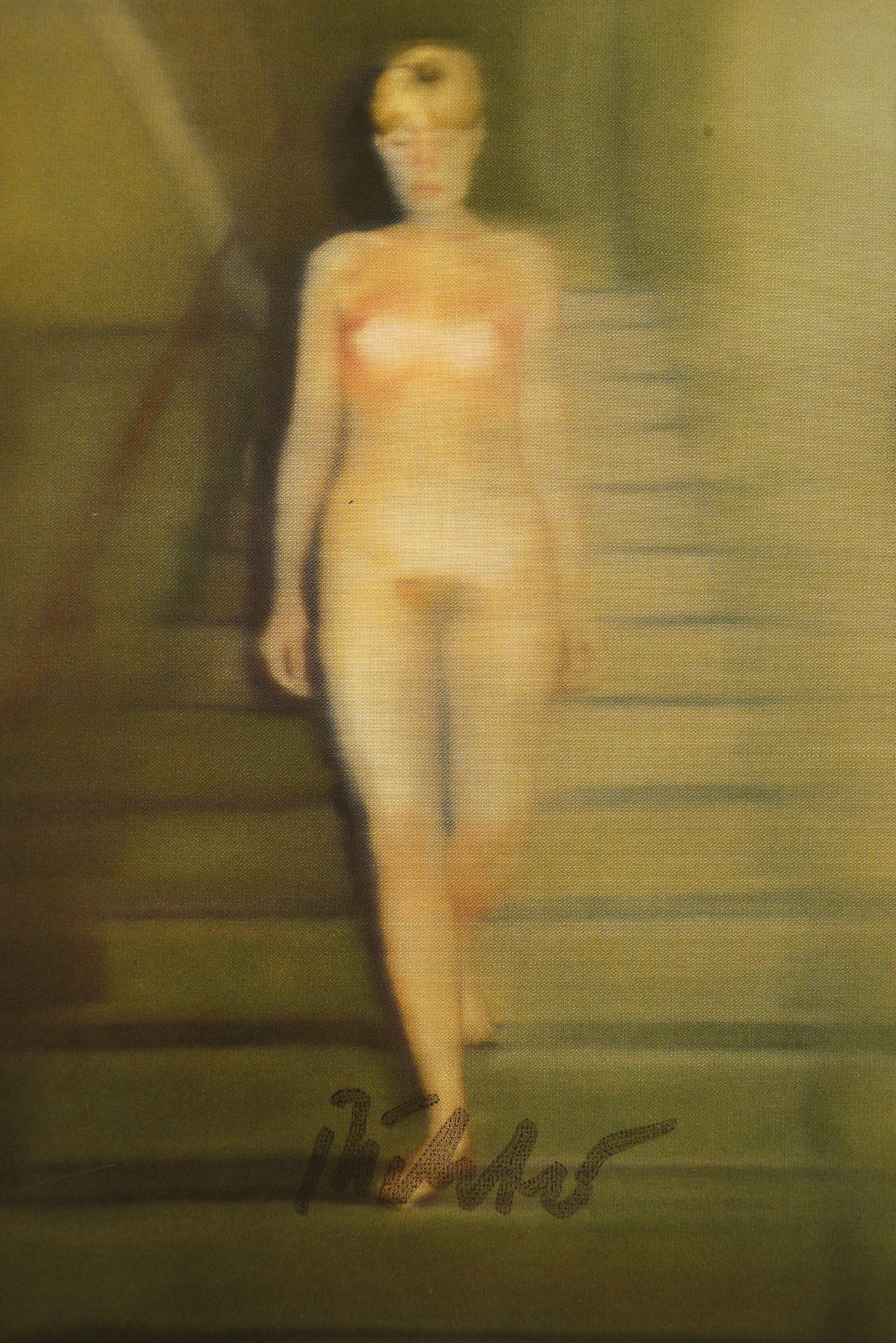 Image 27029818 - Gerhard Richter, geb. 1932, ´Ema-Akt auf einer Treppe´, 1966, sign., ca.15x10,5 cm