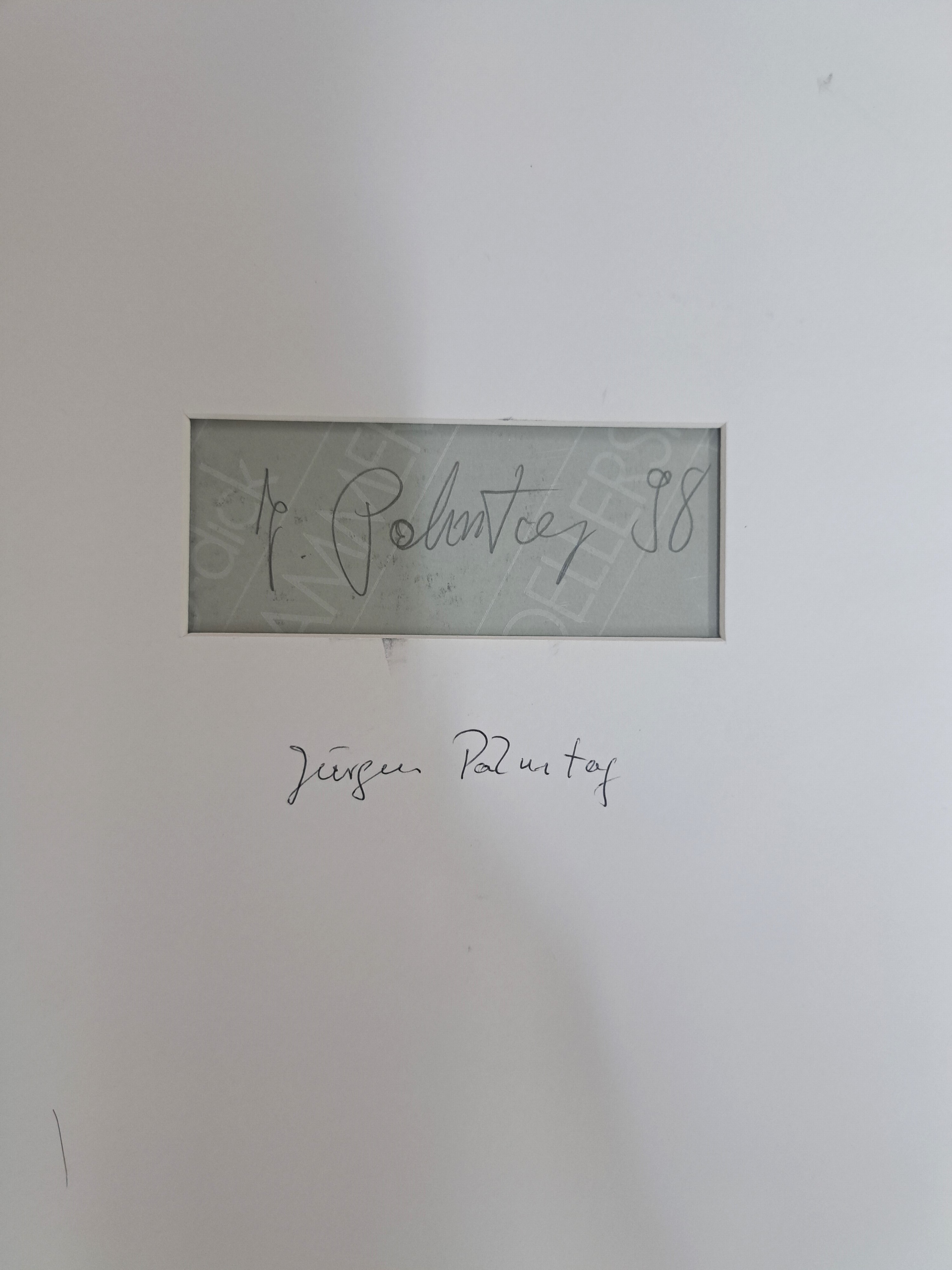 Detail b: Jürgen Palmtag, geb. 1951 Schwenningen, lebt und arbeitet in Schömber-Schörzingen, Auf der Silberfuchsseite, Bleistift und Kohle auf Papier, ...