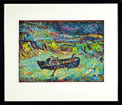 27029805r - Esteban Fekete, 1924 Budapest-2009 Dieburg, bekannter deutsch-argentinischer Künstler ...