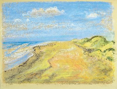 Image Hans Meyboden, 1901 Verden/Aller-1965 Freiburgim Breisgau, Spiekerooger beach scene, ...