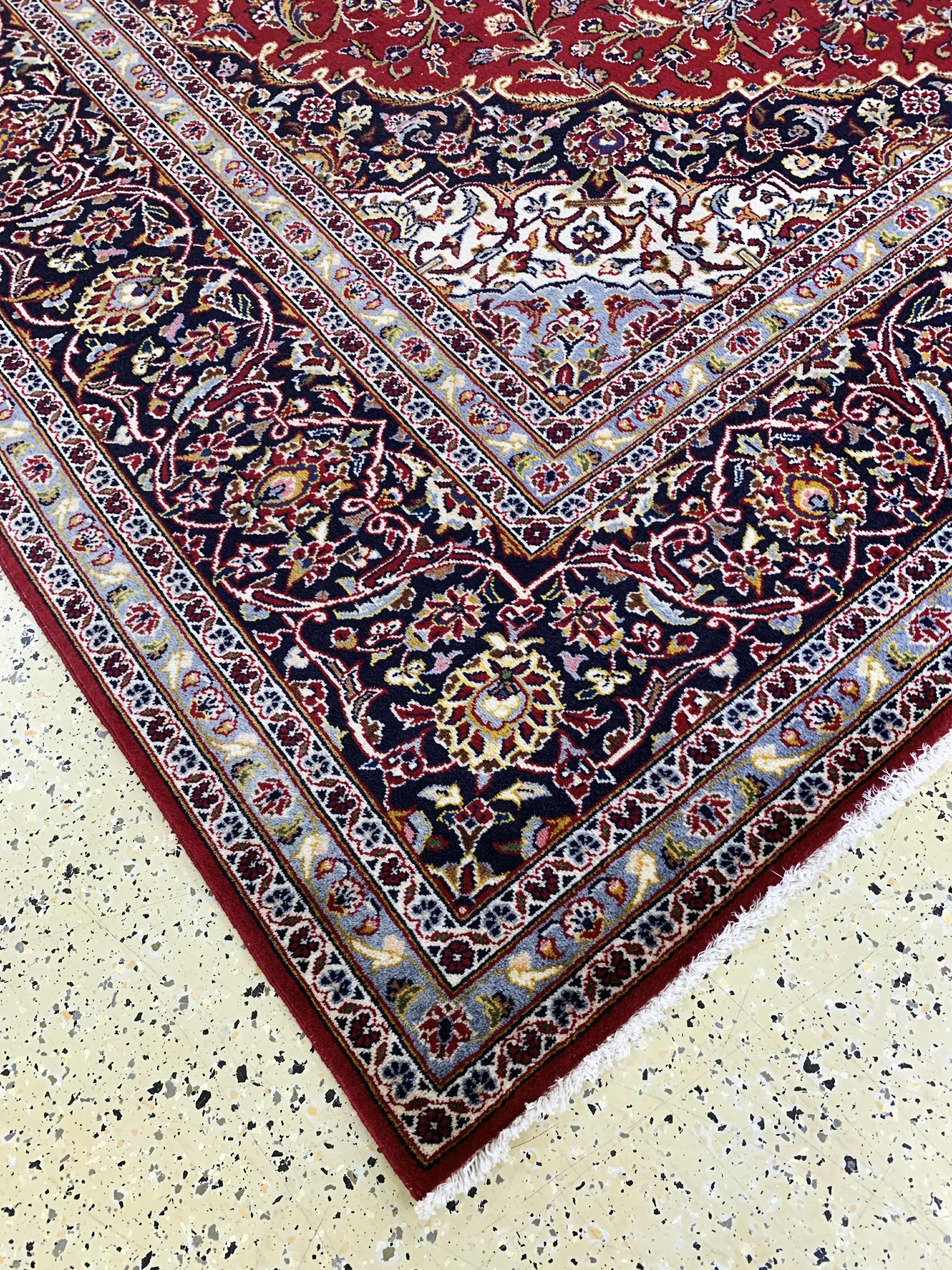 Detail h: Keschan, Persien, Ende 20.Jhd., Wolle auf Baumwolle, ca. 396 x 298 cm, EHZ: 2