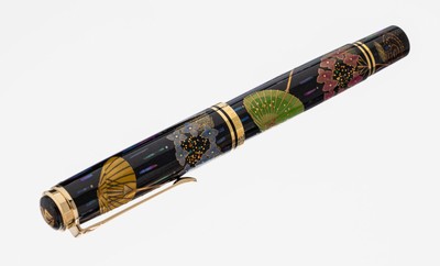 27029928a - PELIKAN Kolbenfüller, ´Japanese Umbrella´, limitierte Edition, Korpus schwarzes ...