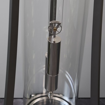 27030167c - ERWIN SATTLER München imposante und seltene Präzisionspendeluhr Columna Temporis ...