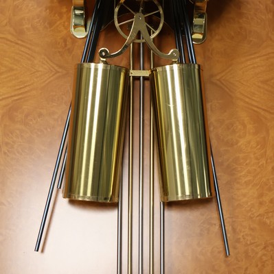 27030206b - KIENINGER 7-Tage Pendeluhr mit Vollkalender und Westminsterschlag Nummer 265, ...