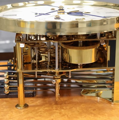 27030206d - KIENINGER 7-Tage Pendeluhr mit Vollkalender und Westminsterschlag Nummer 265, ...