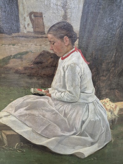 27030266b - Antoni Piotrowski, 1853 Kunow/Polen-1924 Warschau, Balkan-Trachtengruppe, 4 Frauen ...