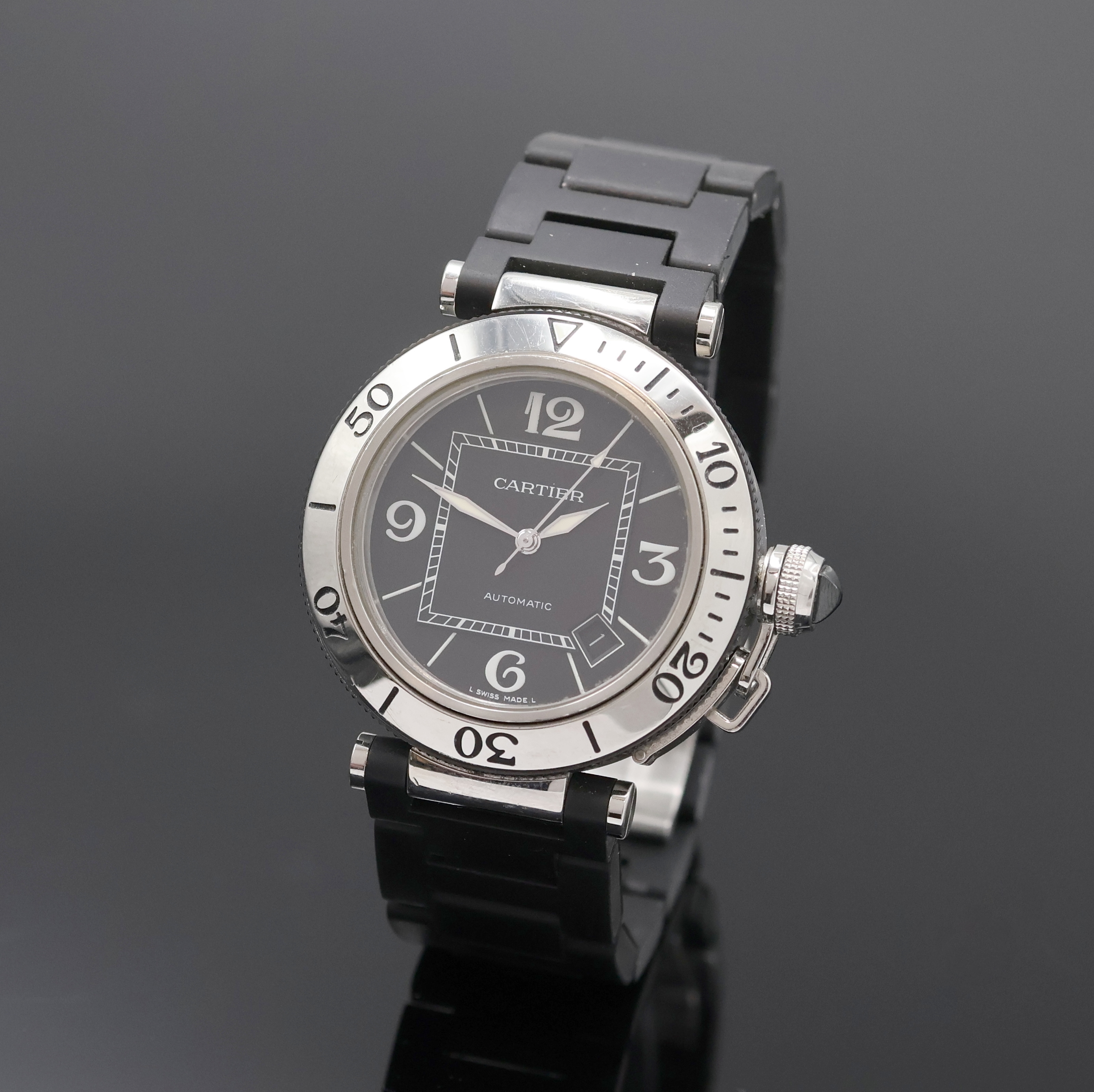 Image 27032869 - CARTIER Herrenarmbanduhr Modell Pasha Seatimer Referenz 2790, Automatik, Schweiz um ...