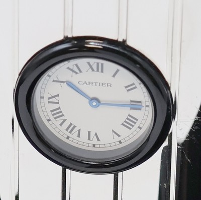 27032834a - CARTIER auf 1000 Stück limitiertes Tischfeuerzeug mit integrierter Uhr, Schweiz 1990er ...