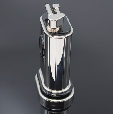 27032834b - CARTIER auf 1000 Stück limitiertes Tischfeuerzeug mit integrierter Uhr, Schweiz 1990er ...