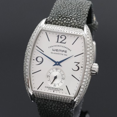 27032870a - WEMPE hochfeines und extrem seltenes Armbandchronometer, Handaufzug, Deutschland um ...