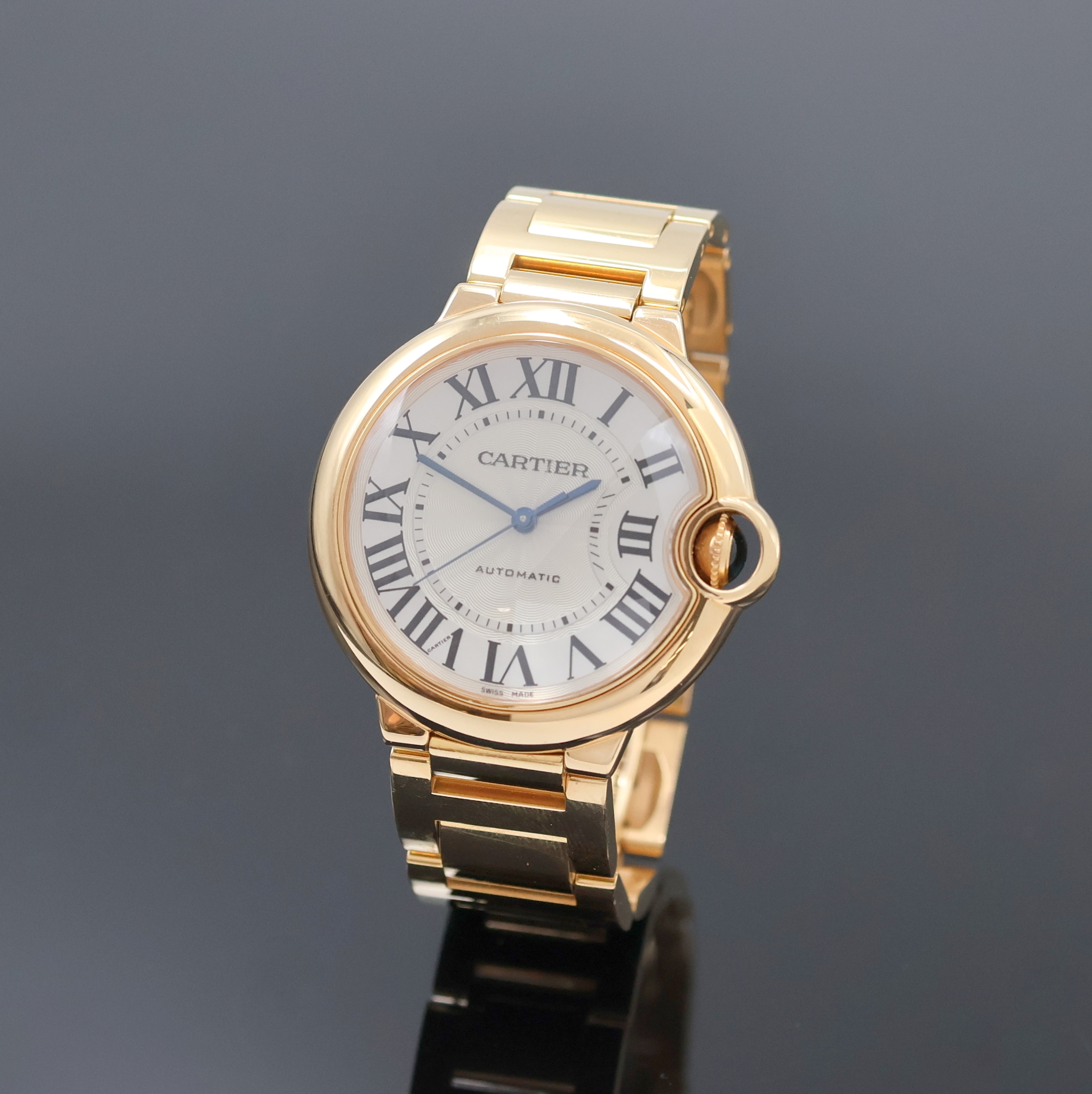 Image 27033134 - CARTIER Mediumarmbanduhr Ballon Bleu in Rosegold 750/000 Referenz 3003, Automatik, ...
