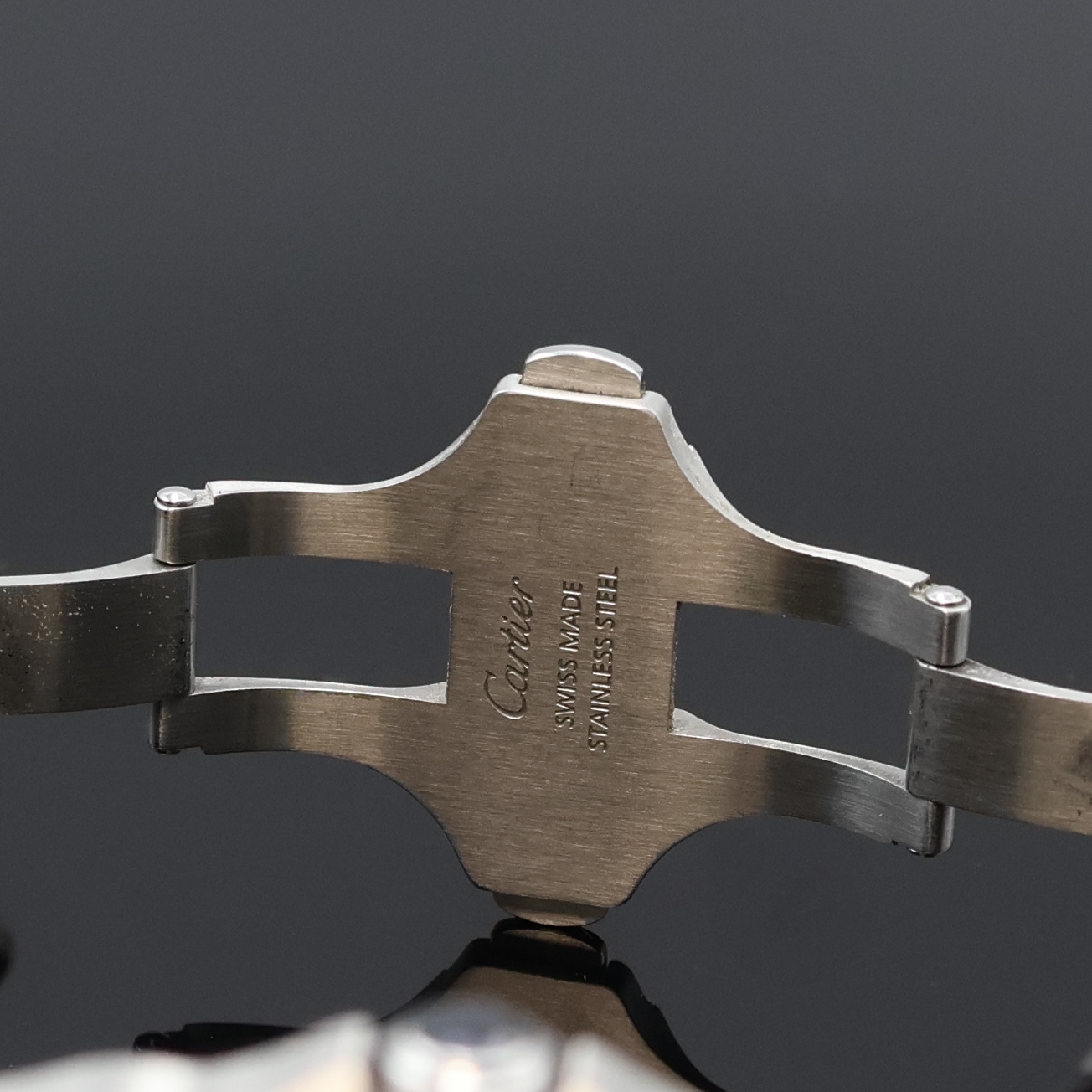 Detail c: CARTIER Armbanduhr Santos 100 Referenz 2656, Automatik, Schweiz um 2004, hergestellt zum 100. Jubiläum der Serie Santos, Edelstahlgeh. inkl. orig. ...