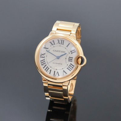 Image CARTIER 18k pink gold medium wristwatch Ballon Bleu reference 3003, self winding, ...