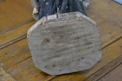 27033154e - Bildschnitzerei des Heiligen Aloisius, Italien, 19.Jh., Holz geschnitzt, farbig gefasst, ...