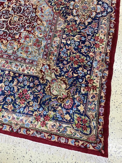 27033198a - Kerman Lawar, Persien, Mitte 20.Jhd, Wolle auf Baumwolle, ca. 470 x 365 cm, EHZ: 2-3 ...