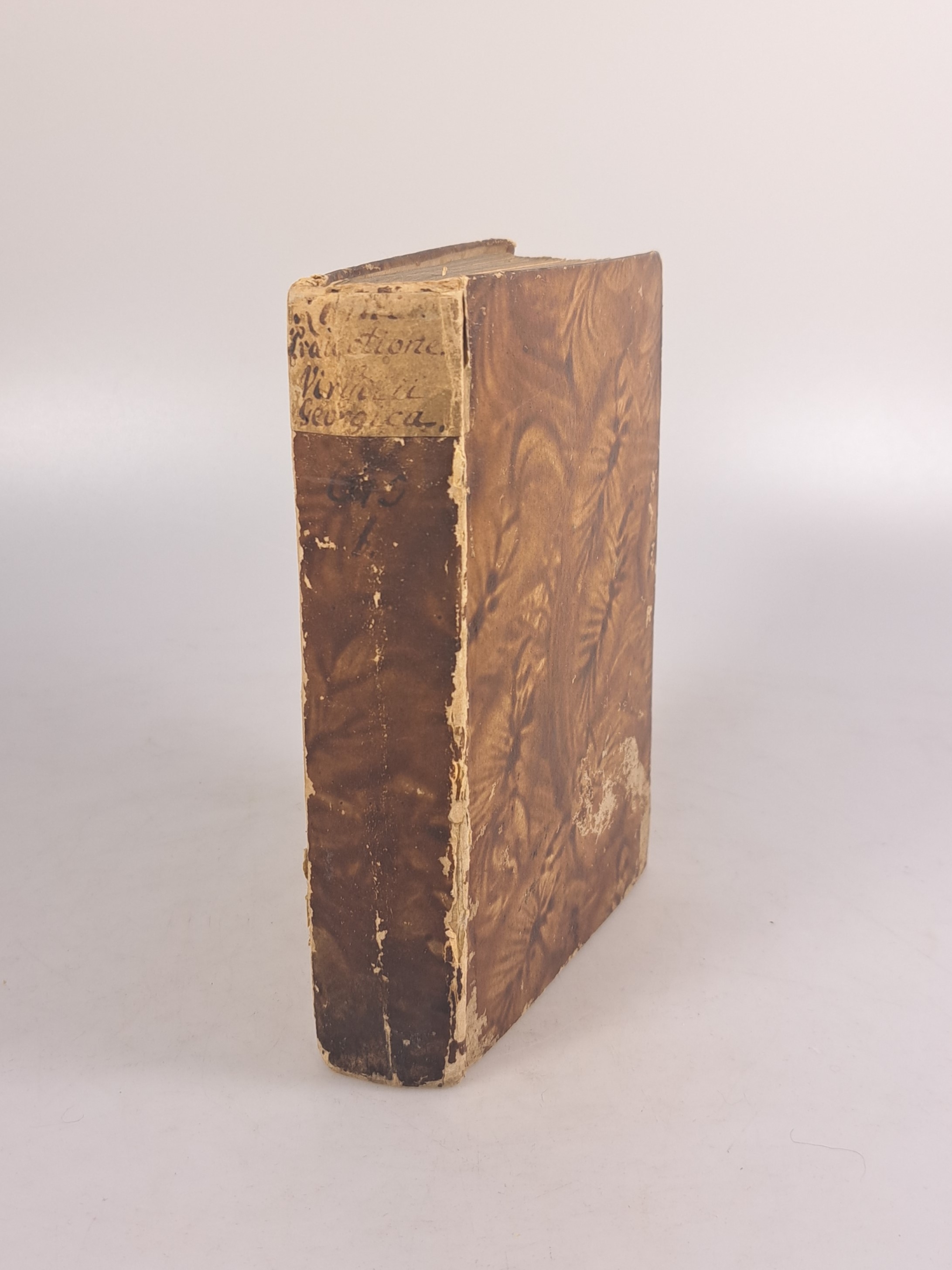 Detail a: Pierre de La Ramee auch Petrus Ramus (1515 -1572): P. Virgilii maronis Georgica, Paris, Andreas Wechel 1564, kl.8°, 208 S., Pb. sekundär ...