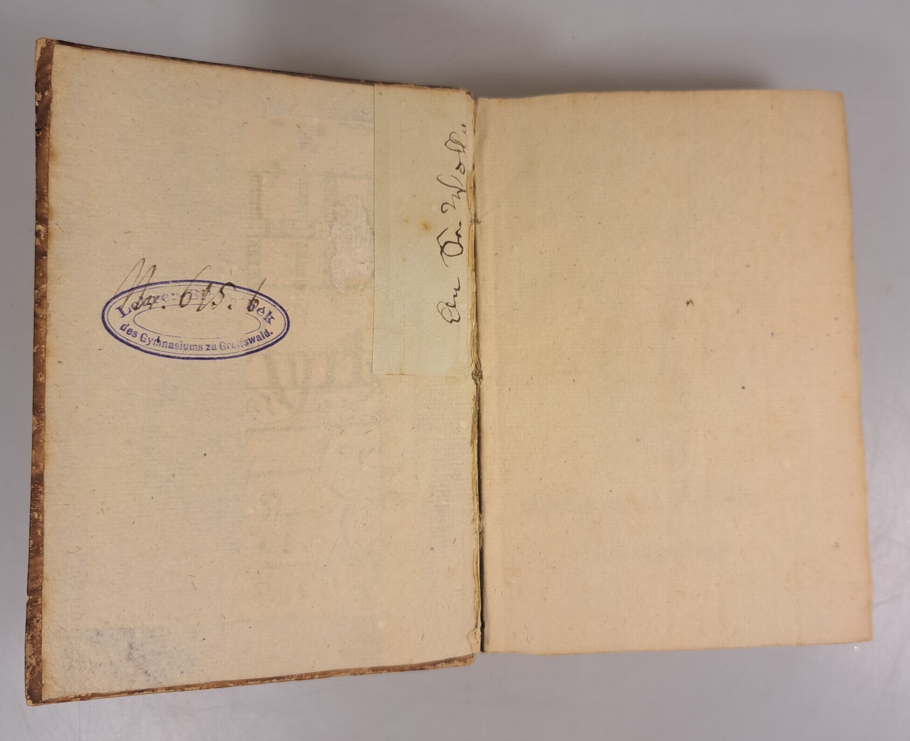Detail f: Pierre de La Ramee auch Petrus Ramus (1515 -1572): P. Virgilii maronis Georgica, Paris, Andreas Wechel 1564, kl.8°, 208 S., Pb. sekundär ...