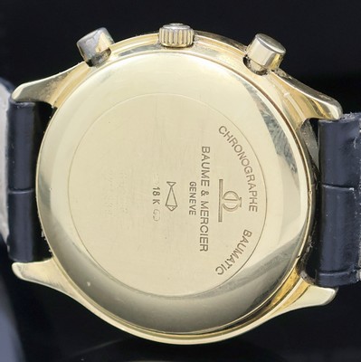 27033202d - BAUME & MERCIER Armbandchronograph in GG 750/000 Referenz 86103, Automatik, Schweiz um ...