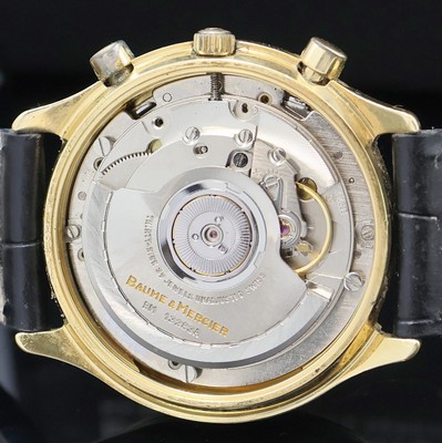 27033202e - BAUME & MERCIER Armbandchronograph in GG 750/000 Referenz 86103, Automatik, Schweiz um ...