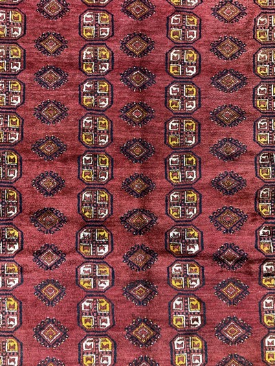 27033238e - Dolatabad, Afghanistan, Mitte 20.Jhd, Wolleauf Wolle, ca. 370 x 275 cm, EHZ: 2-3 ...