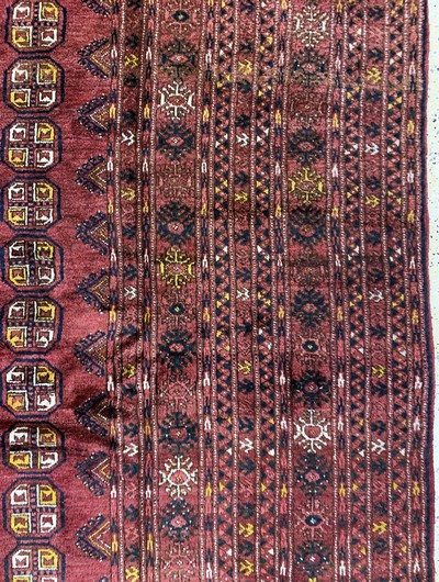 27033238f - Dolatabad, Afghanistan, Mitte 20.Jhd, Wolleauf Wolle, ca. 370 x 275 cm, EHZ: 2-3 ...