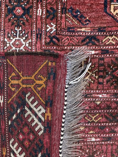 27033238j - Dolatabad, Afghanistan, Mitte 20.Jhd, Wolleauf Wolle, ca. 370 x 275 cm, EHZ: 2-3 ...