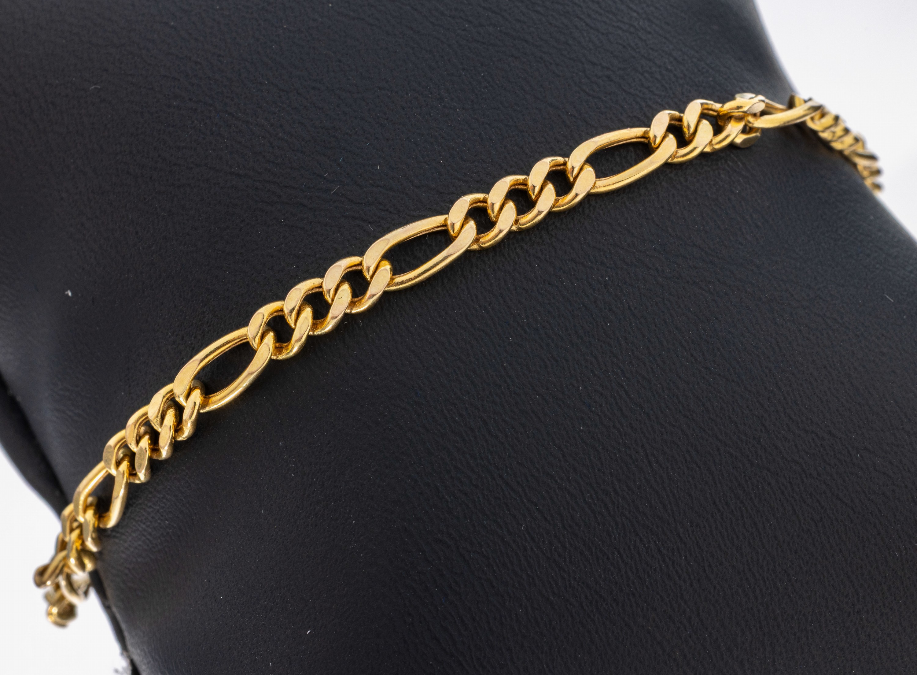 Image 27033392 - 14 kt Gold Armband, GG 585/000, L. ca. 18.5cm, Karabinerschließe, ca. 3.5 g