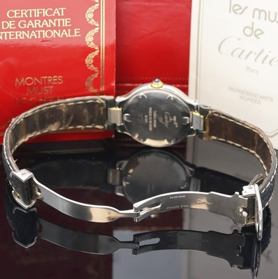 27033438b - CARTIER Linie 21 Armbanduhr Referenz 1340, Schweiz verk. lt. beil. Zertifikat 09/1997, ...