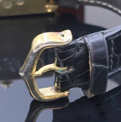 27033453b - CARTIER Paris Tank Damenarmbanduhr in 925er Silber vergoldet Referenz 681006, Schweiz um ...