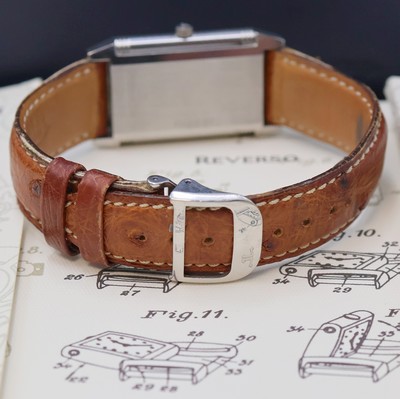 27033813d - Jaeger-LeCoultre Reverso Damenarmbanduhr Referenz 250.8.08, Edelstahlgeh. an orig. ...