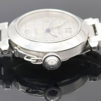 27033814d - CARTIER Pasha C Armbanduhr Referenz 2324, Schweiz um 1997, Automatik, Edelstahlgeh. ...