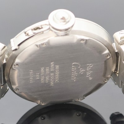 27033814f - CARTIER Pasha C Armbanduhr Referenz 2324, Schweiz um 1997, Automatik, Edelstahlgeh. ...