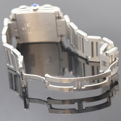 27033815c - CARTIER Armbandchronograph Tank Francaise Referenz 2303, Schweiz um 1997, Edelstahlgeh. ...