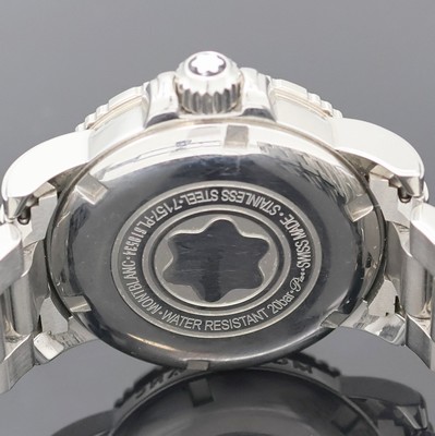 27033817d - MONTBLANC Damenarmbanduhr Ladys Sport, Schweiz um 2008, Edelstahlgeh. inkl. Gliederband ...