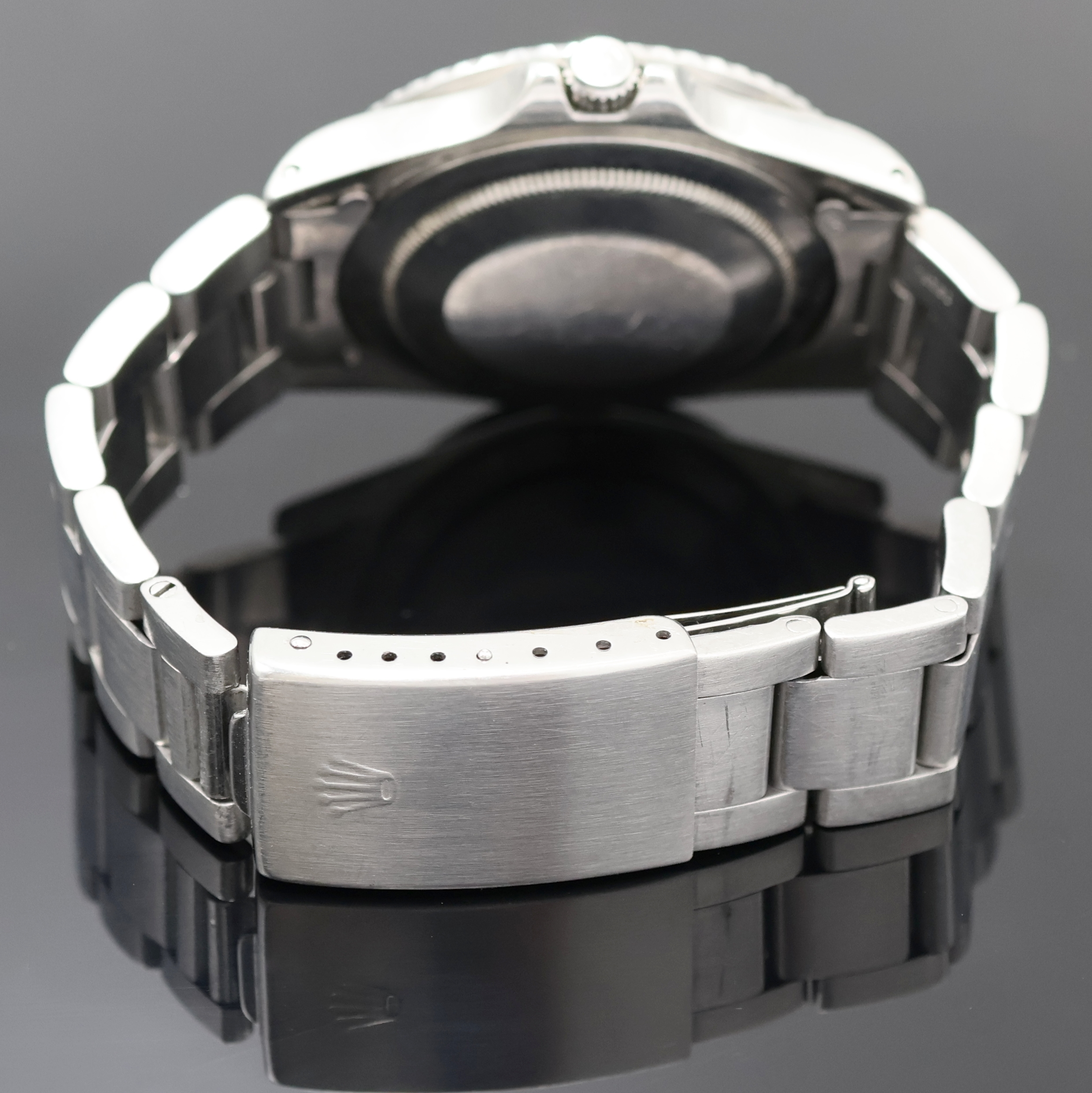 Detail c: ROLEX Herrenarmbanduhr Oyster Perpetual Date GMT-Master Referenz 16750, Automatik, Schweiz um 1985, Chronometer der Superlative in Edelstahl inkl. ...