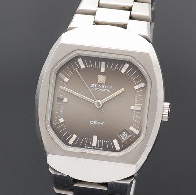 27033906a - ZENITH Herrenarmbanduhr Modell Defy Referenz 01-0020-380, Schweiz um 1974, Automatik, ...