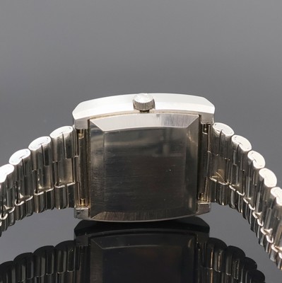 27033907c - ZENITH seltene Herrenarmbanduhr Respirator, Schweiz um 1969, massiv. Edelst.-Stülpgeh., ...